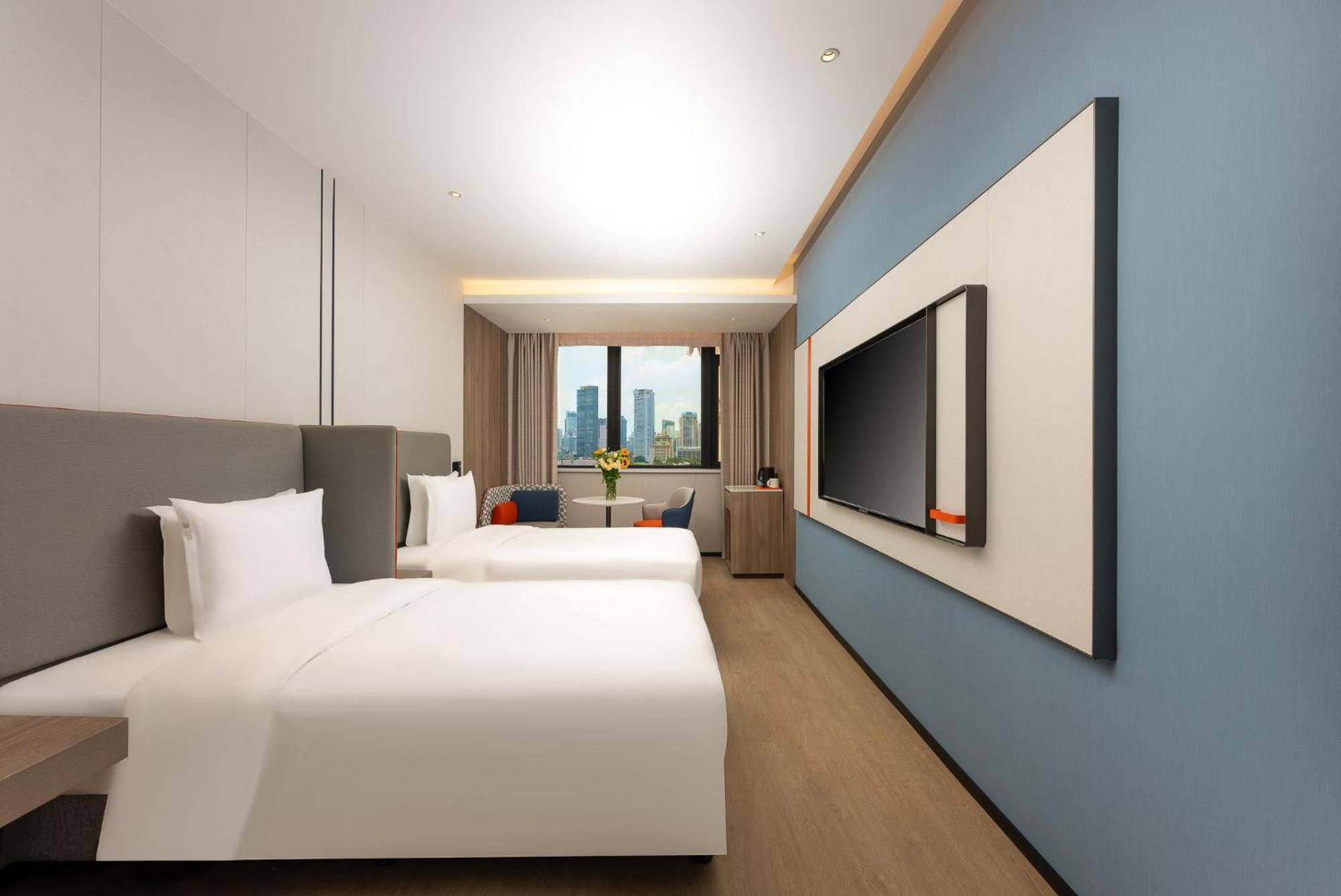 Holiday Inn Express Shanghai Jing'An Temple By Ihg Exterior foto