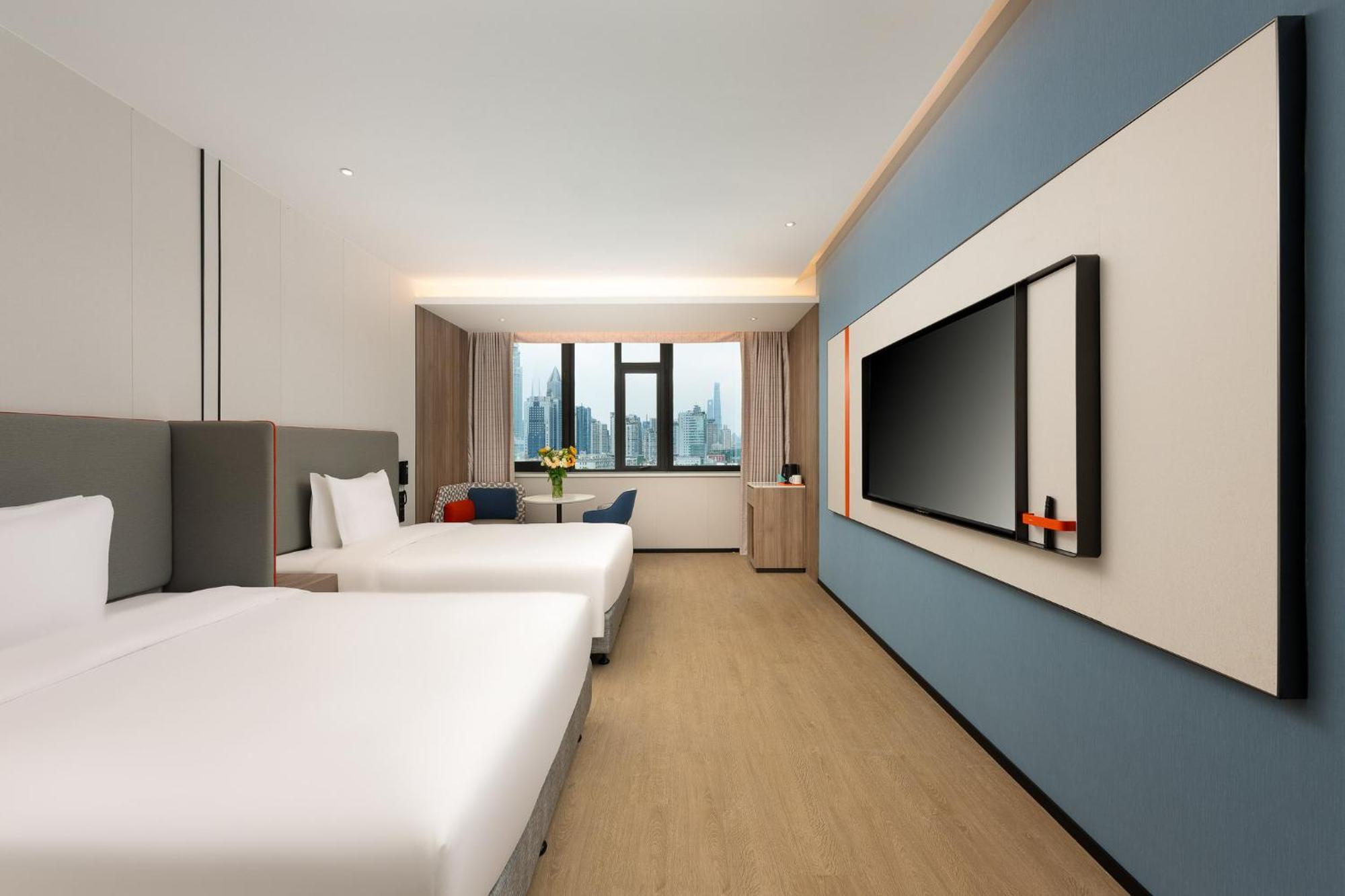 Holiday Inn Express Shanghai Jing'An Temple By Ihg Exterior foto
